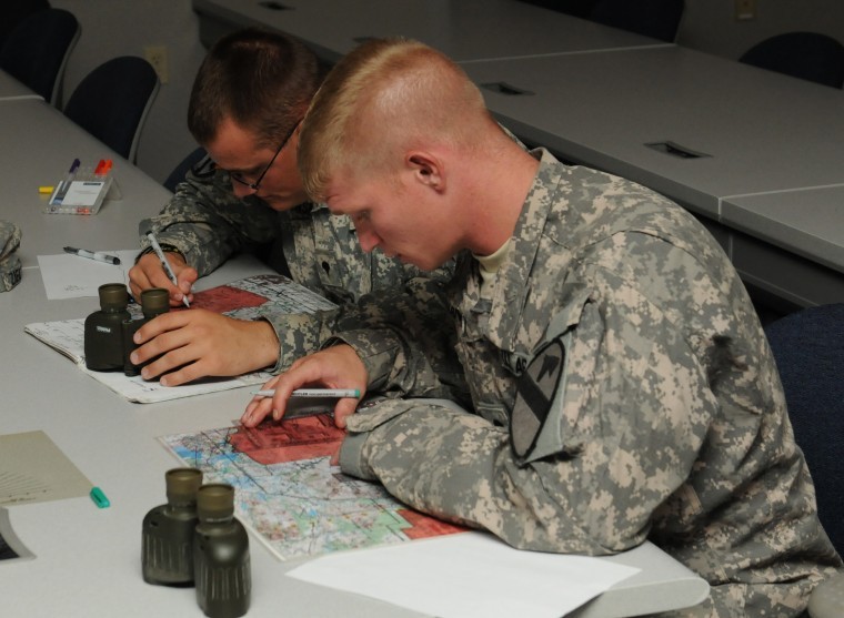 Fire support crews prep for gunnery